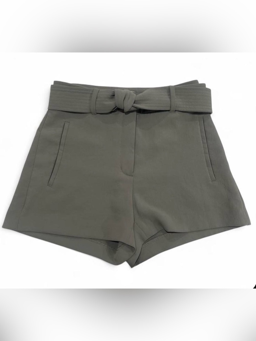 Aritzia Wilfred High-Waist Utility  Shorts with Tie Belt